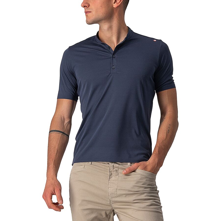 (取寄) カステリ メンズ テック 2 ポロ シャツ - メンズ Castelli men Tech 2 Polo Shirt - Men's Savile Blue