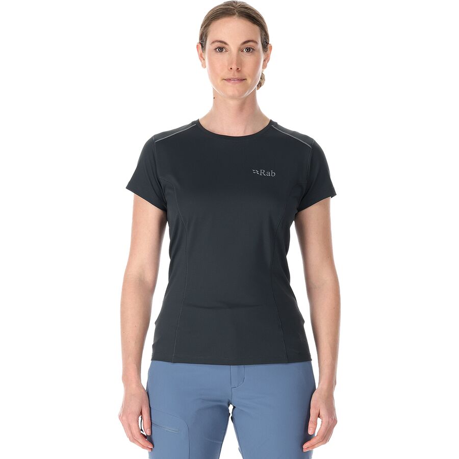 () u fB[X tH[X V[gX[u T-Vc - EBY Rab women Force Short-Sleeve T-Shirt - Women's Beluga
