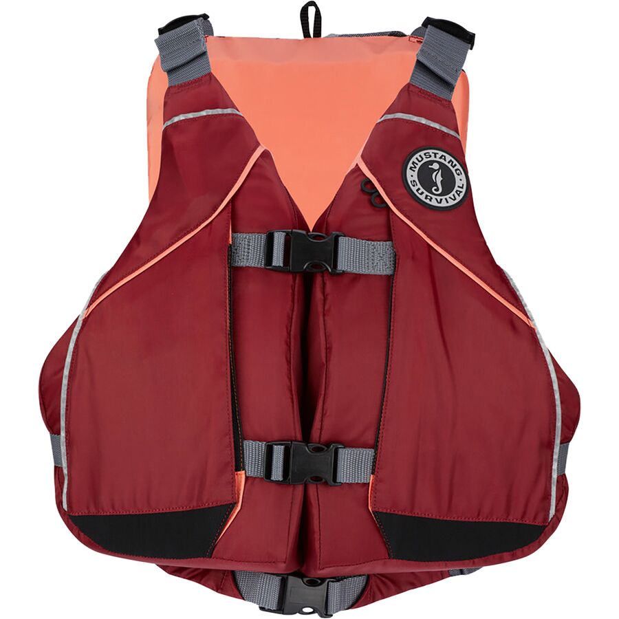 () }X^OToCo fB[X LV[ p[\i t[e[V foCX - EBY Mustang Survival women Moxie Personal Flotation Device - Women's Merlot/Coral