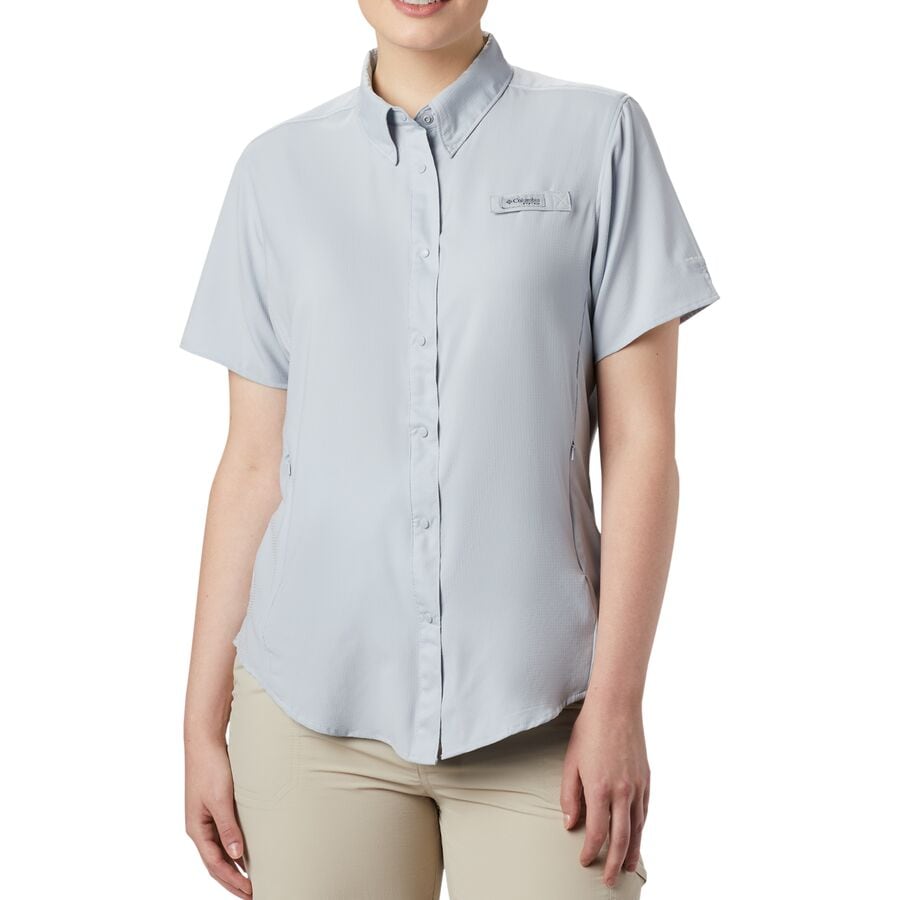 () ӥ ǥ ߥ  硼ȥ꡼  -  Columbia women Tamiami II Short-Sleeve Shirt - Women's Cirrus Grey