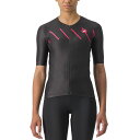 スピード (取寄) カステリ レディース フリー スピード 2 レース トップ - ウィメンズ Castelli women Free Speed 2 Race Top - Women's Black/Hibiscus