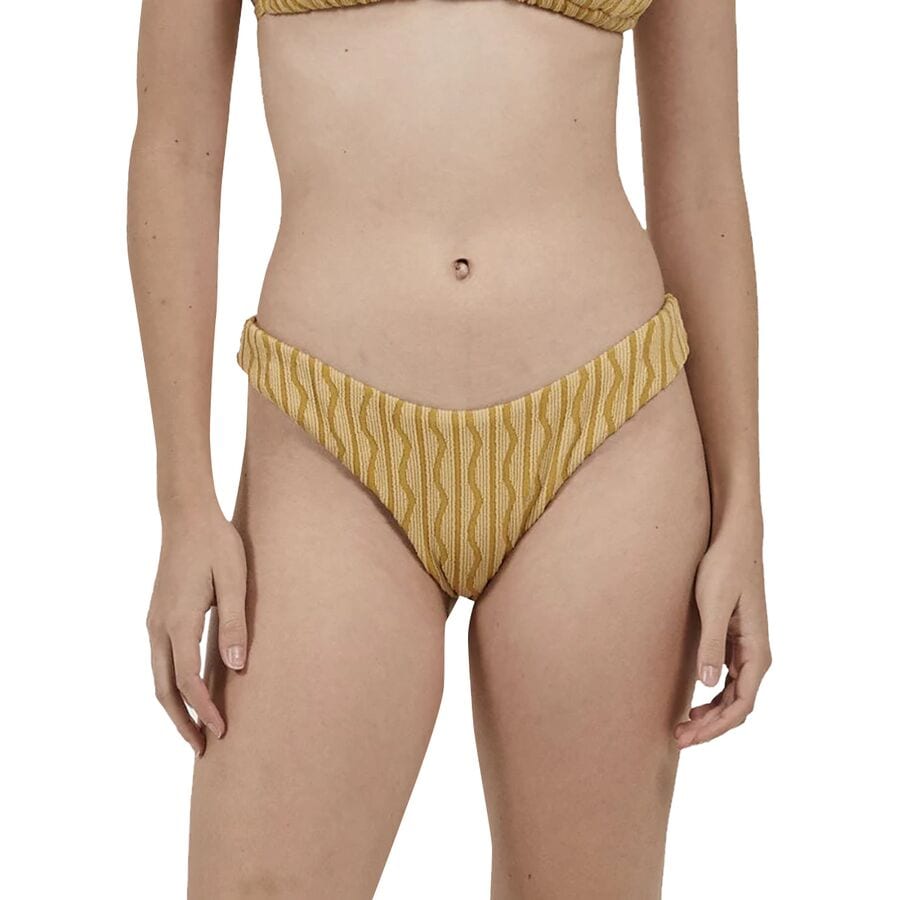 (取寄) レディース グラビテーション ハイ ウェスト ビキニ ボトム - ウィメンズ THRILLS women Gravitation High Waist Bikini Bottom - Women's Mineral Yellow