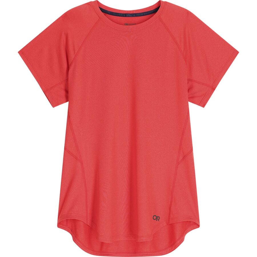 () AEghA T[` fB[X AS V[gX[u gbv - EBY Outdoor Research women Argon Short-Sleeve Top - Women's Rhubarb