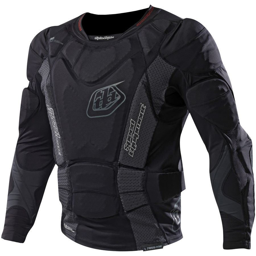 (取寄) トロイリーデザインズ 7855 ヘビーウェイト ロング-スローブ プロテクション シャツ Troy Lee Designs 7855 Heavyweight Long-Sleeve Protection Shirt Solid Black