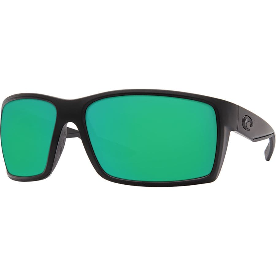 () RX^ [tg 580P |[CYh TOX Costa Reefton 580P Polarized Sunglasses Blackout Frame/Green Mirror 580P