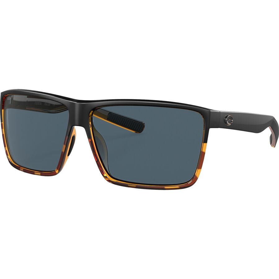 () RX^ R 580P |[CYh TOX Costa Rincon 580P Polarized Sunglasses Matte Black/Shiny Tortoise Frame/Gray