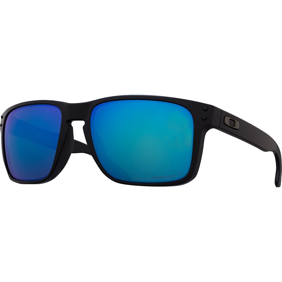 () I[N[ zubN Xl vY |[CYh TOX Oakley Holbrook XL Prizm Polarized Sunglasses Matte Black/Prizm Sapphire Polarized