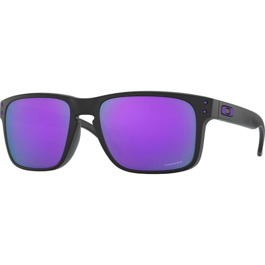 () I[N[ zubN vY TOX Oakley Holbrook Prizm Sunglasses Matte Black/Prizm Violet