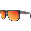 () mbNAEh g[[ pCY |[CYh TOX Knockaround Torrey Pines Polarized Sunglasses Matte Black/Red Sunset