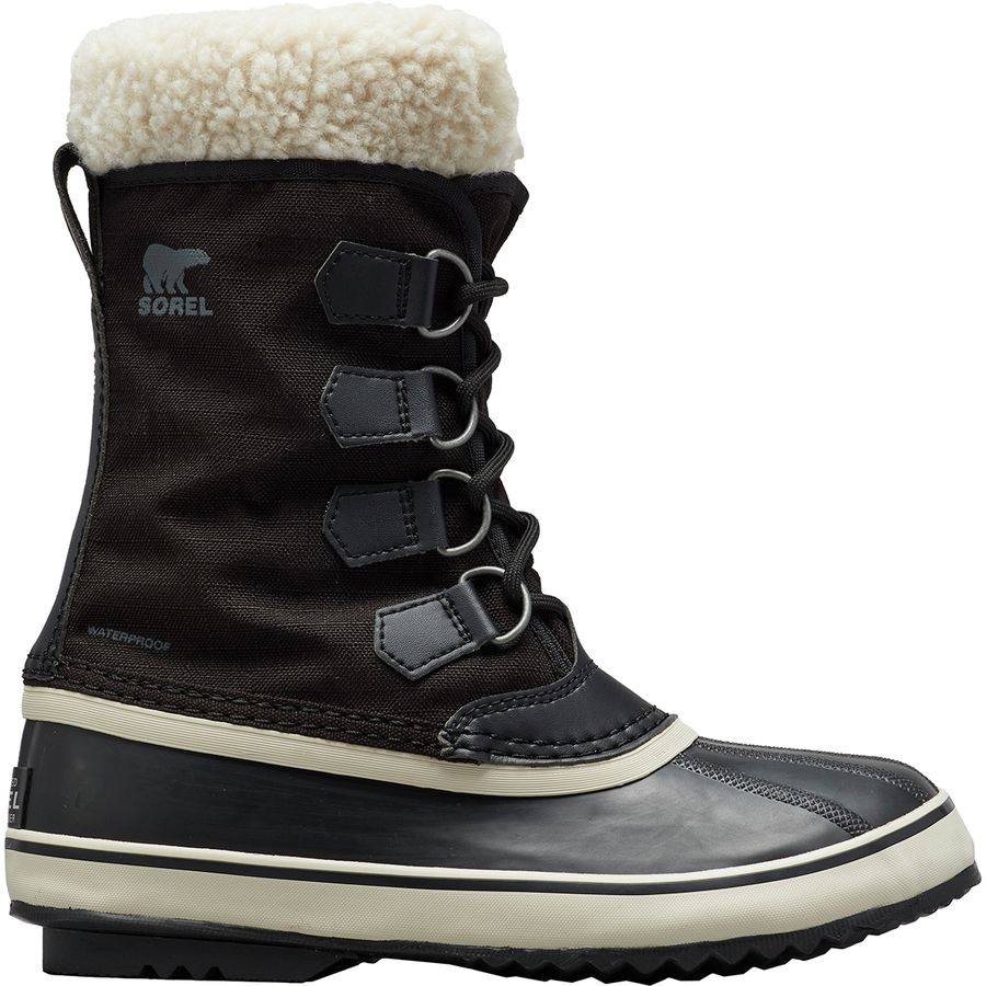 ()  ǥ 󥿡 ˥Х ֡ -  SOREL women Winter Carnival Boots - Women's Black/Stone