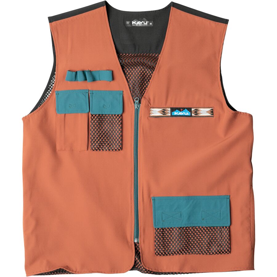 (取寄) カブー メンズ オール ナイター ベスト - メンズ KAVU men All Nighter Vest - Men's Red Oak