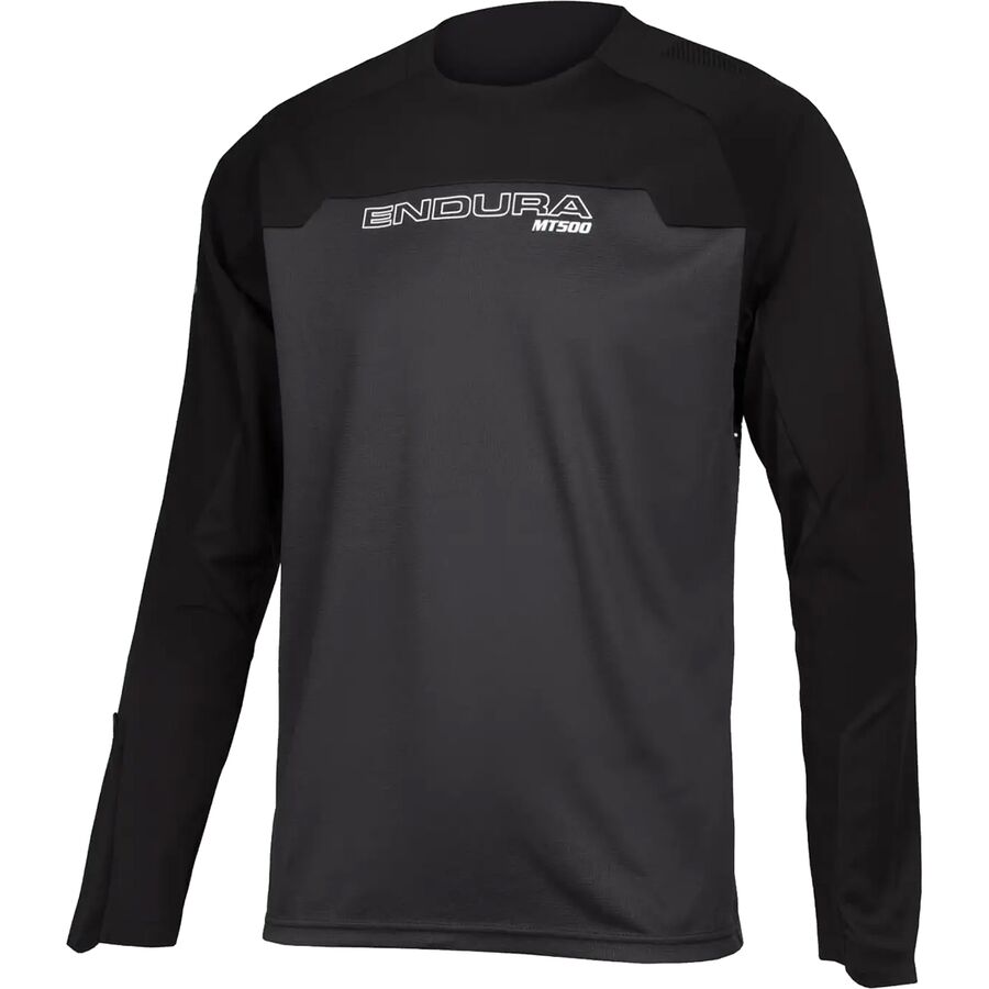 (取寄) エンデューラ メンズ MT500 バーナー ロング-スローブ ジャージ - メンズ Endura men MT500 Burner Long-Sleeve Jersey - Men's Black