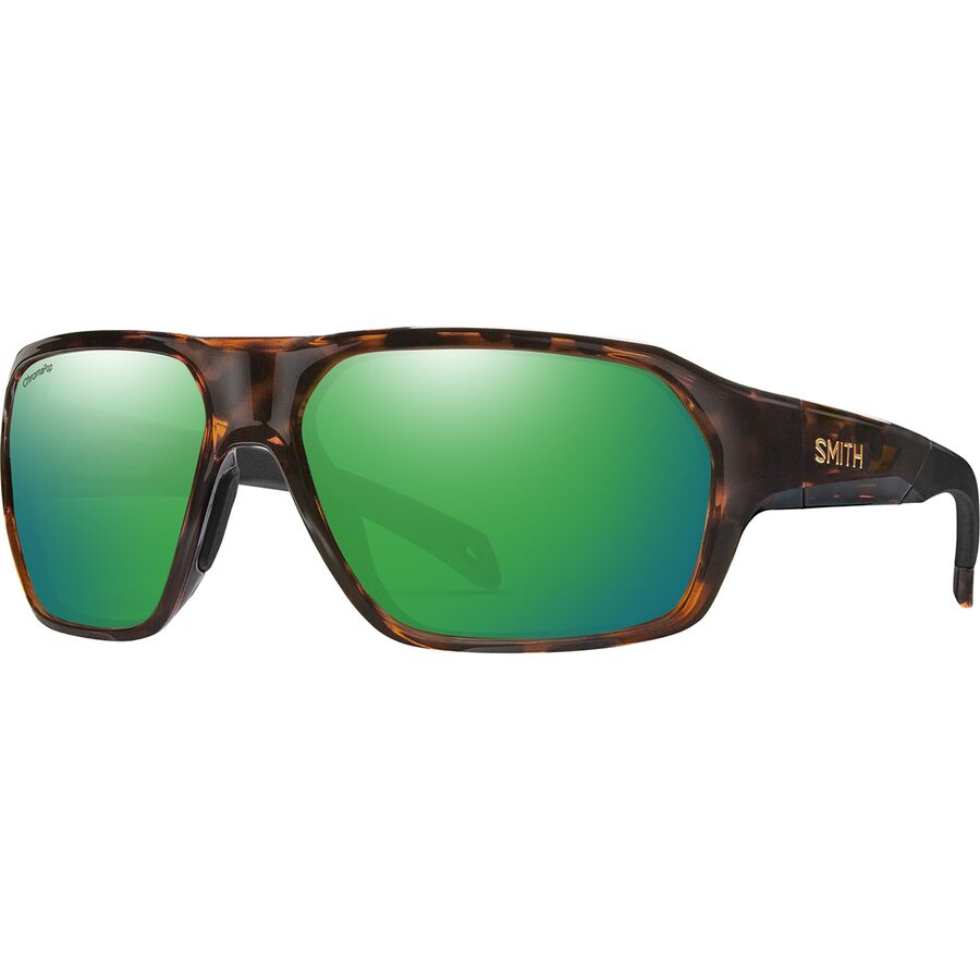 () X~X fbL{X |[CYh TOX Smith Deckboss Polarized Sunglasses Tortoise/ChromaPop Glass Polarized Green Mirror