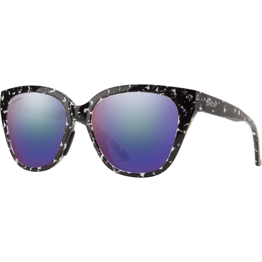 () X~X fB[X C N}|bv |[CYh TOX - EBY Smith women Era ChromaPop Polarized Sunglasses - Women's Black Marble/ChromaPop Polarized Violet Mirror