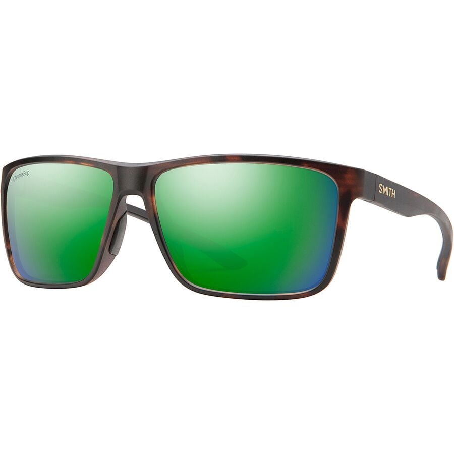 () X~X bv^Ch N}|bv |[CYh TOX Smith Riptide ChromaPop Polarized Sunglasses Matte Tortoise/ChromaPop Glass Polarized Green Mirror