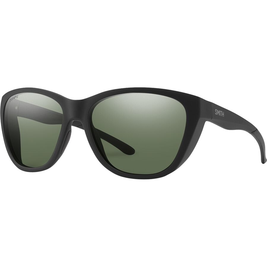 () X~X V[ N}|bv |[CYh TOX Smith Shoal ChromaPop Polarized Sunglasses Matte Black/ChromaPop Polar Gray Green