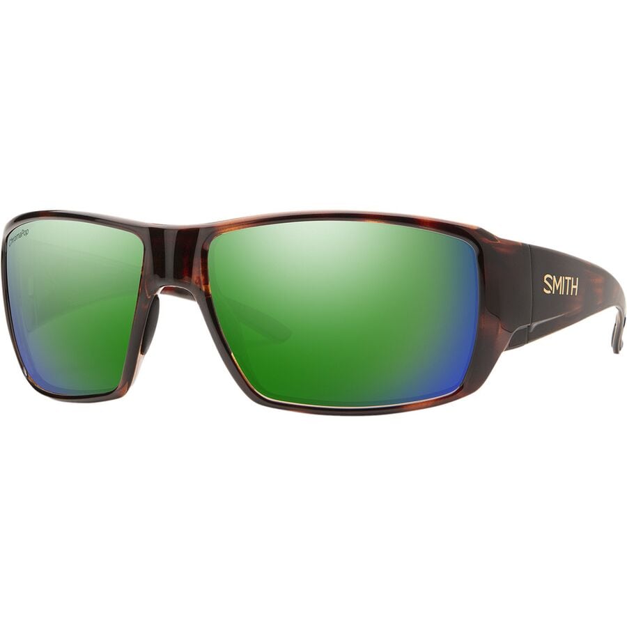 () X~X KCY `CX TOX Smith Guide's Choice Sunglasses Tortoise/ChromaPop Glass Polarized Green Mirror