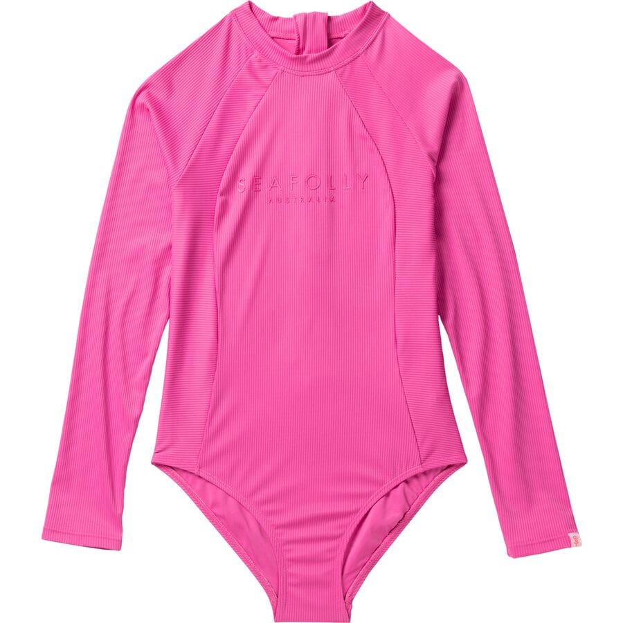 () V[tH[ K[Y GbZV plh phX[c - K[Y Seafolly girls Essential Panelled Paddlesuit - Girls' Pink