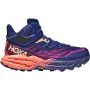 () zJIlIl fB[X Xs[hS[g ~bh 5 Gtx gC  V[Y HOKA women Speedgoat Mid 5 GTX Trail Run Shoe - Women's Bellwether Blue/Camellia