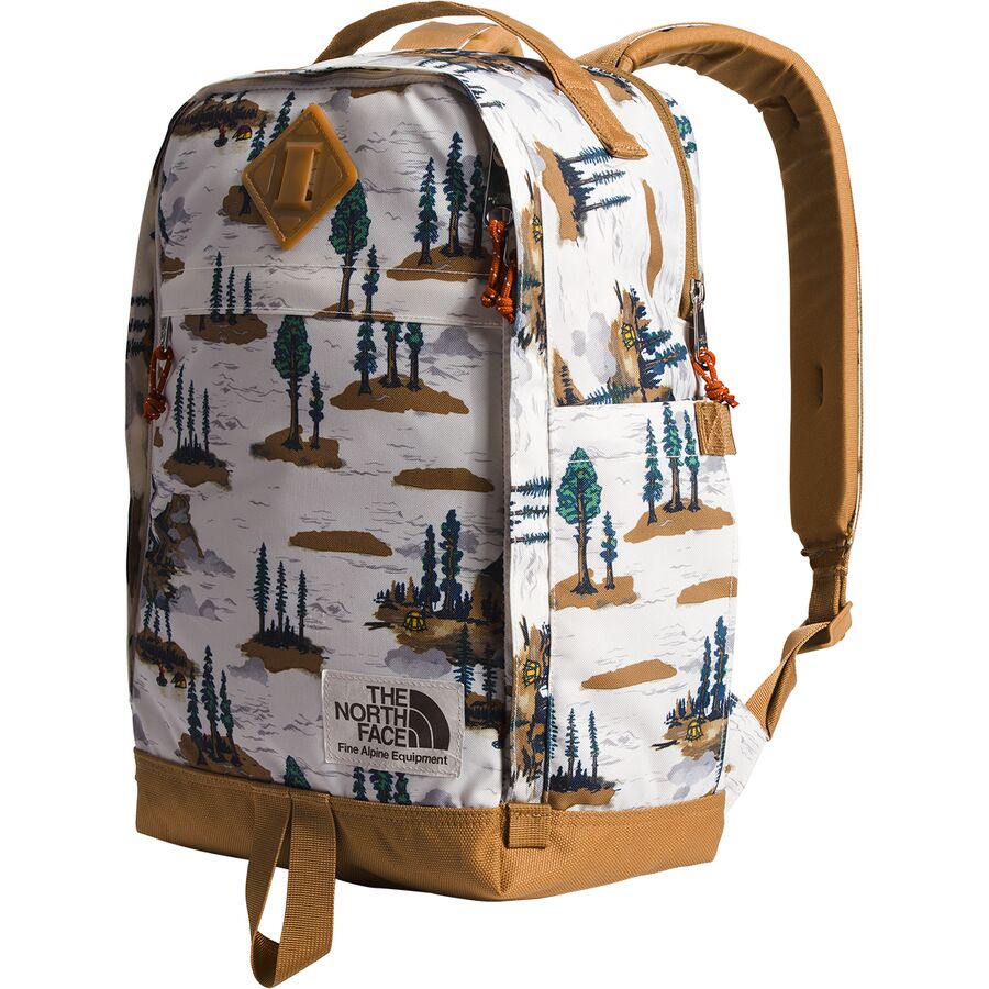 (取寄) ノースフェイス バークレー 16L デイパック The North Face Berkeley 16L Daypack Gardenia White Camping Scenic Print/Utility Brown