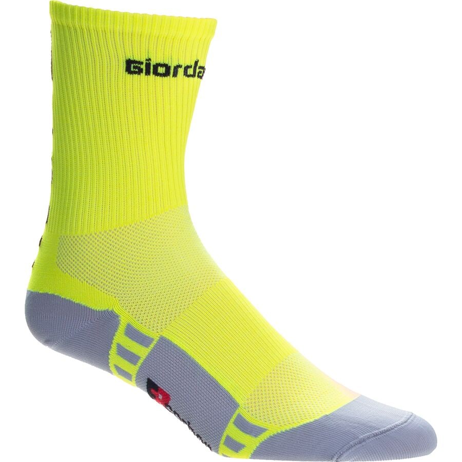 ()  FR-C ȡ  å Giordana FR-C Tall Cuff Socks Fluo Yellow/Black