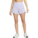 () iCL fB[X uX hCtBbg Hr 3C` BR V[g Nike women Bliss Dri-Fit HR 3in BR Short - Women's Oxygen Purple/Reflective Silver