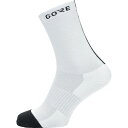 (取寄) ゴアウェア サーモ ミッド ソック GOREWEAR Thermo Mid Sock White/Black