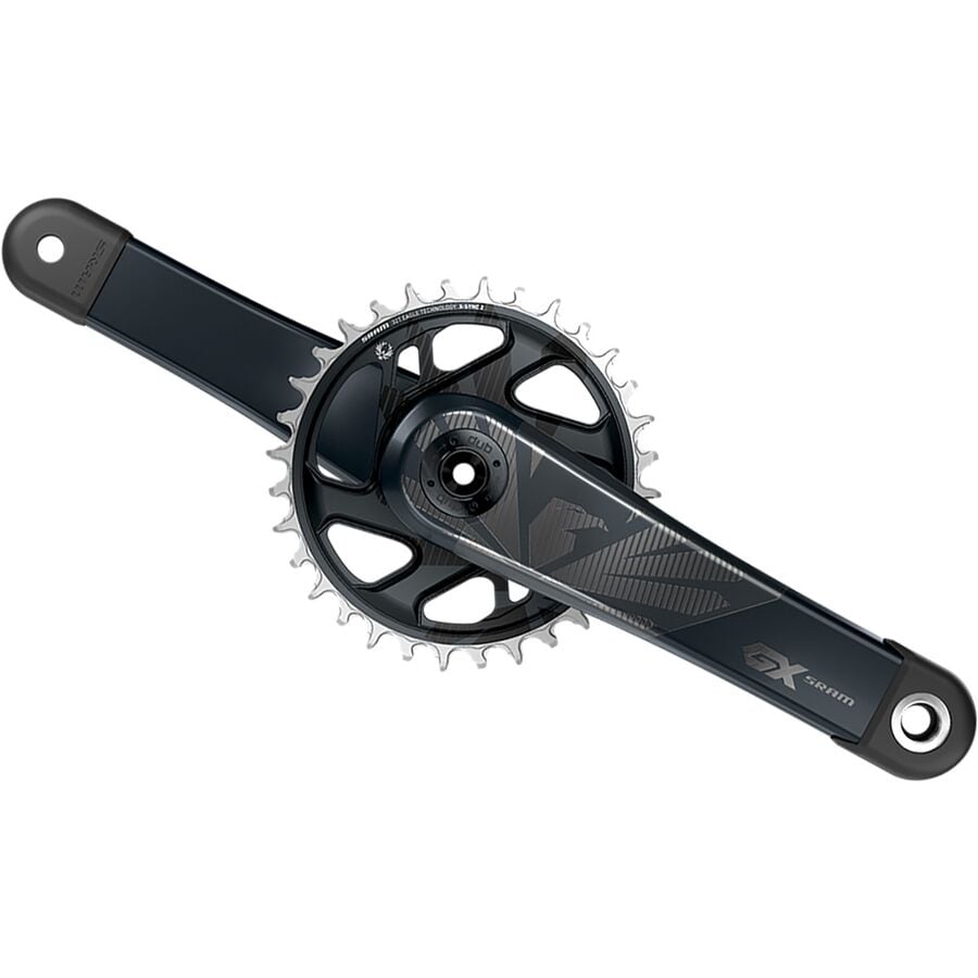 (取寄) スラム GX イーグル ダブ カーボン クランクセット - ブースト SRAM GX Eagle DUB Carbon Crankset - Boost Lunar Grey