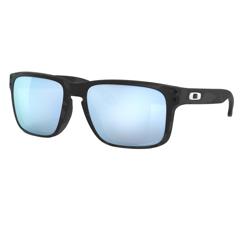 () I[N[ zubN vY |[CYh TOX Oakley Holbrook Prizm Polarized Sunglasses Matte Black Camo W/ PRIZM Dp H2O Plr