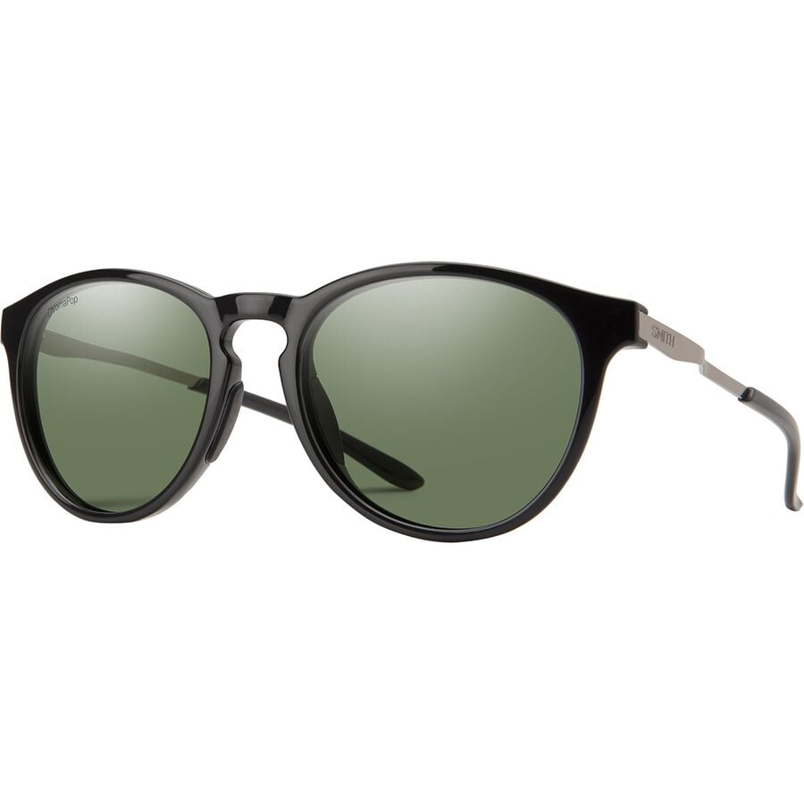 () X~X _[ N}|bv |[CYh TOX Smith Wander ChromaPop Polarized Sunglasses Black/ChromaPop Polarized Grey Green