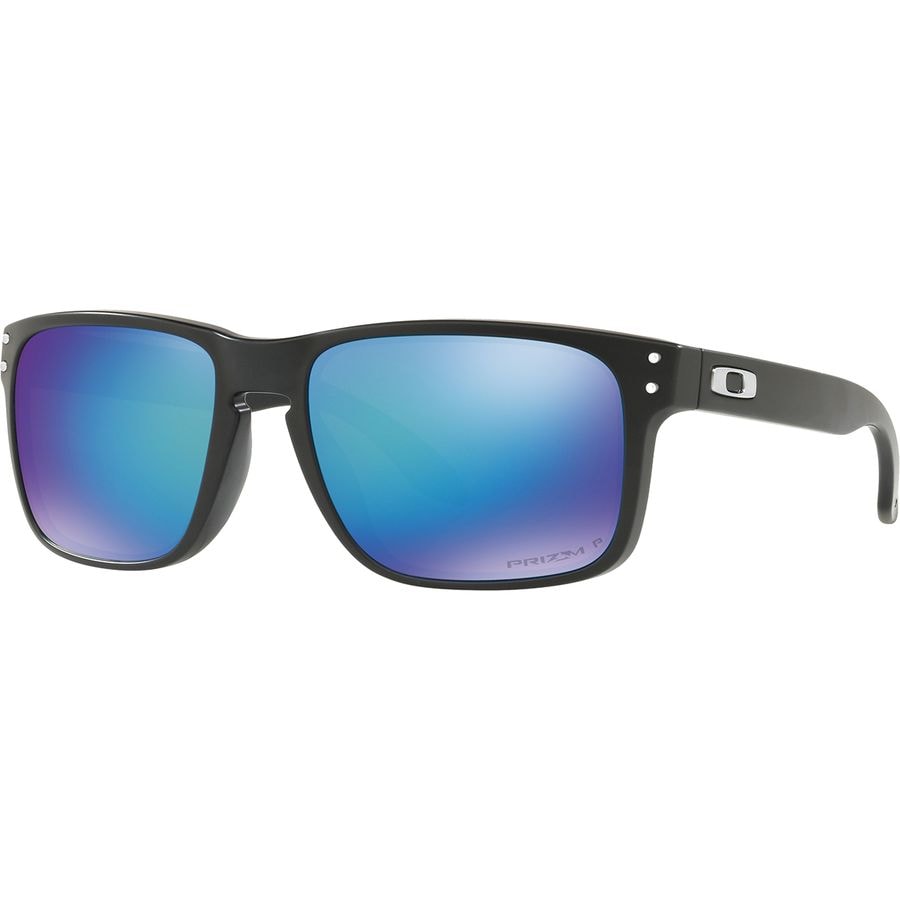 () I[N[ zubN vY |[CYh TOX Oakley Holbrook Prizm Polarized Sunglasses Matte Black/Prizm Sapphire Polarized