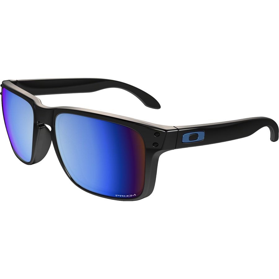 () I[N[ zubN vY |[CYh TOX Oakley Holbrook Prizm Polarized Sunglasses Polished Black/Prizm Deep Water Polar