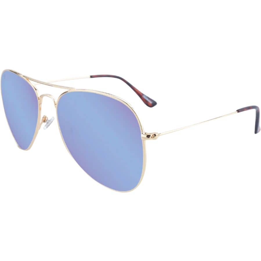 () Υå饦 ޥ ϥ ݡ饤 󥰥饹 Knockaround Mile Highs Polarized Sunglasses Gold/Snow Opal