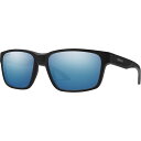 () X~X x[XLv N}|bv |[CYh TOX Smith Basecamp ChromaPop Polarized Sunglasses Matte Black/ChromaPop Polar Blue Mirror