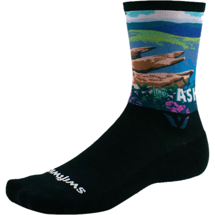 (取寄) スウィフトウィック ビジョン クルー インプレッション ソック Swiftwick Vision Crew Impression Sock Impression Asheville