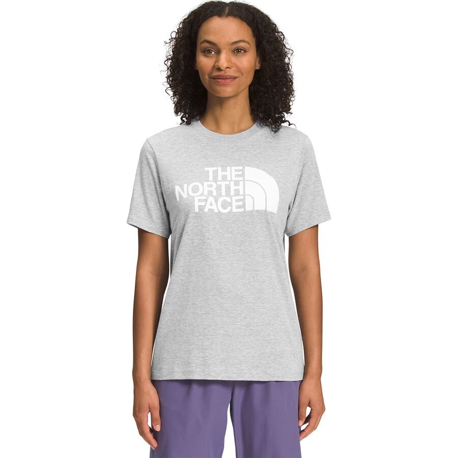 () m[XtFCX fB[X n[t h[ TVc The North Face women Half Dome T-Shirt - Women's TNF Light Grey Heather/TNF White