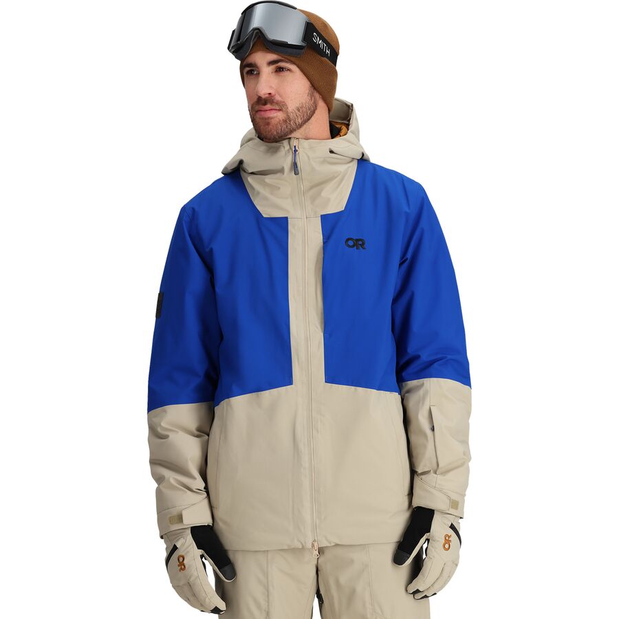 () AEghA T[` Y Xm[XN[ WPbg - Y Outdoor Research men Snowcrew Jacket - Men's Pro Khaki/Topaz