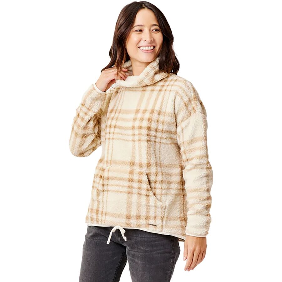 () J[ fUC fB[X [[ JE Z[^[ - EBY Carve Designs women Roley Cowl Sweater - Women's Birch Plaid