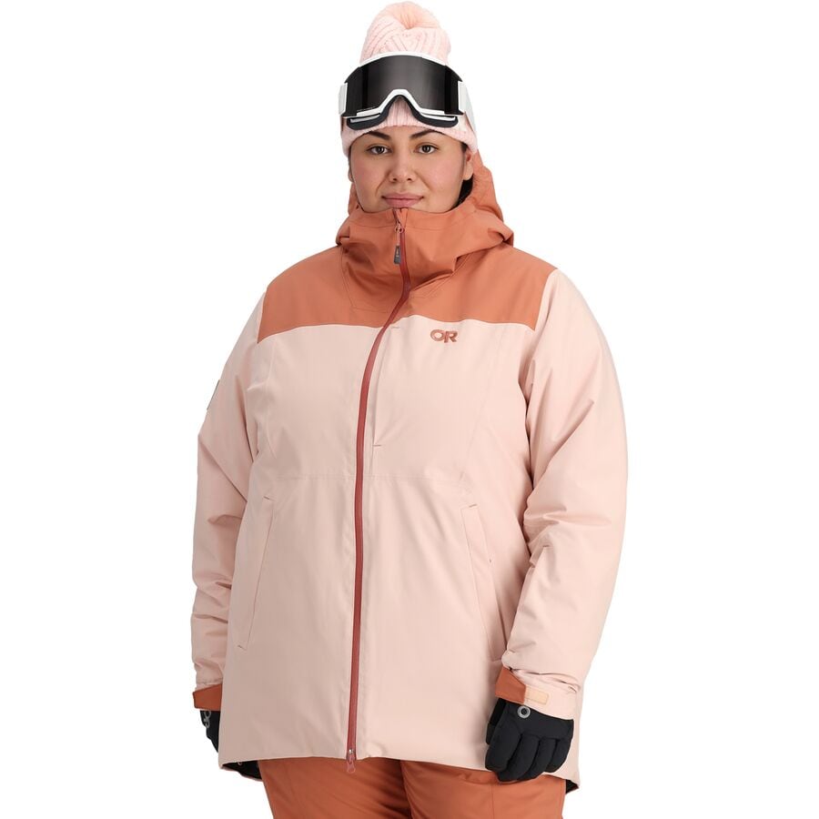 () AEghA T[` fB[X Xm[XN[ vX WPbg - EBY Outdoor Research women Snowcrew Plus Jacket - Women's Sienna/Cinnamon
