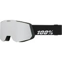 () 100% S[O 100% Snowcraft Goggle Black/Silver/Mirror Silver