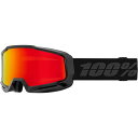 (取寄) 100% オカン ゴーグル 100% Okan Goggle Black/Red/Mirror Red