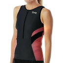 (取寄) TYR レディース コンペティター トライ タンク トップ - ウィメンズ TYR women Competitor Tri Tank Top - Women's Grey/Coral