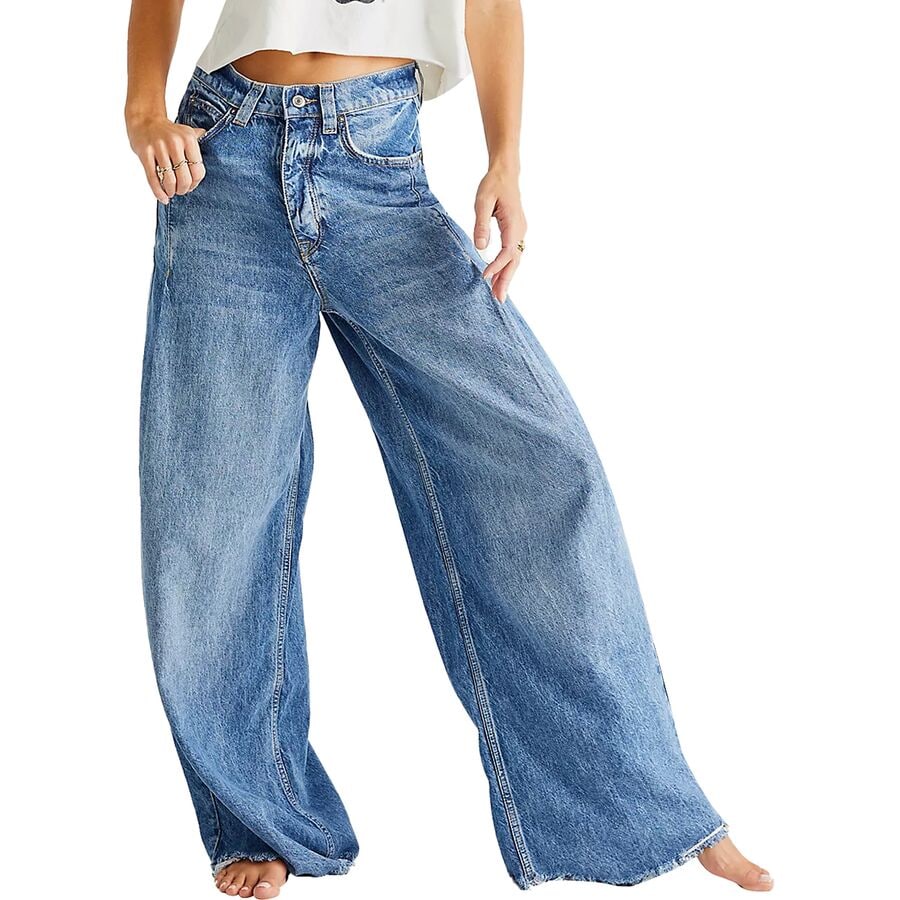 (取寄) フリーピープル レディース オールド ウェスト スロウチ デニム パンツ - ウィメンズ Free People women Old West Slouchy Denim Pant - Women's Canyon Blueのサムネイル