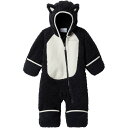 (取寄) コロンビア インファント フォクシー ベイビー シェルパ バンティング - インファンツ Columbia infant Foxy Baby Sherpa Bunting - Infants' Black/Chalk