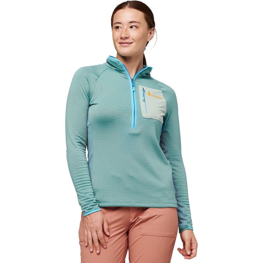 (取寄) コトパクシ レディース オテロ フリース 1/2-ジップ プルオーバー - ウィメンズ Cotopaxi women Otero Fleece 1/2-Zip Pullover - Women's Bluegrass/Saltwater