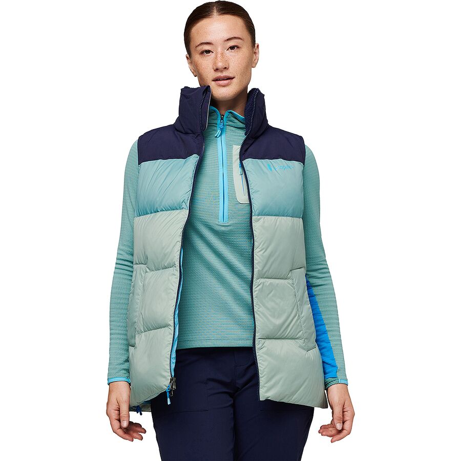 (取寄) コトパクシ レディース ソラゾ ダウン ベスト - ウィメンズ Cotopaxi women Solazo Down Vest - Women's Maritime/Silver Leaf