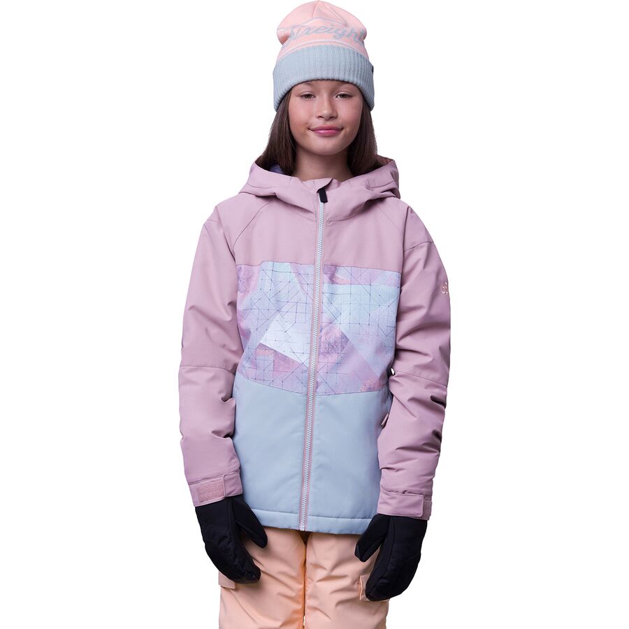 (取寄) シックスエイトシックス ガールズ アテナ インサレーテッド ジャケット - ガールズ 686 girls Athena Insulated Jacket - Girls' Dusty Mauve Colorblock