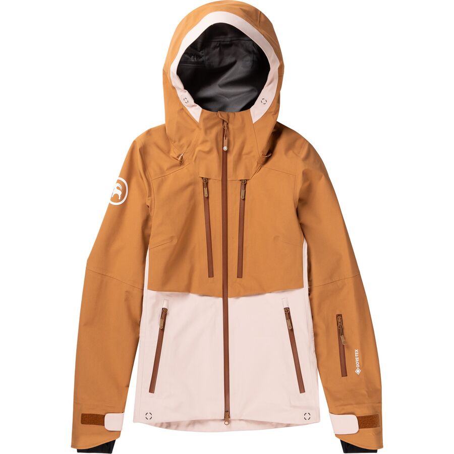 () Хåȥ꡼ ǥ åȥ󥦥å -ƥå 㥱å -  Backcountry women Cottonwoods GORE-TEX Jacket - Women's Peach Whip/Brown Sugar