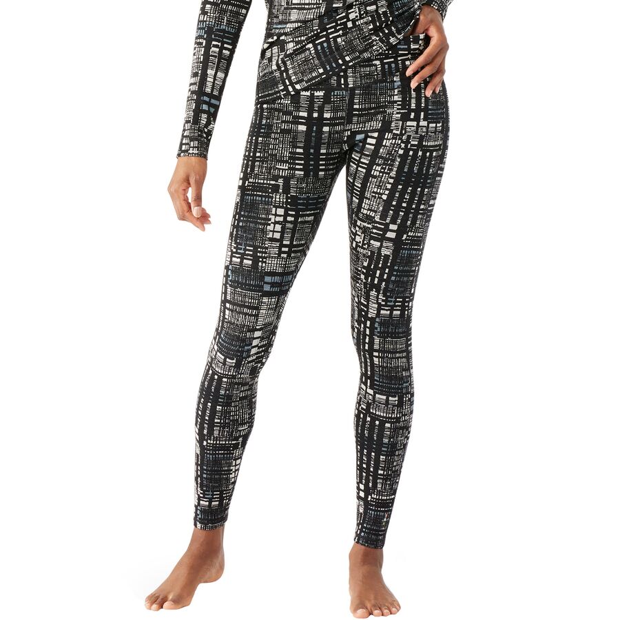 () X}[gE[ fB[X NVbN T[} m x[XC[\ {g - EBY Smartwool women Classic Thermal Merino Baselayer Bottom - Women's Black Digi Plaid