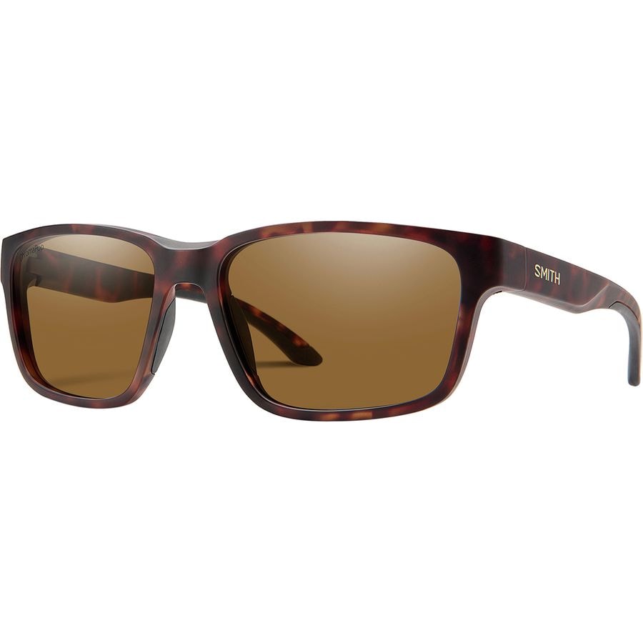 () X~X x[XLv N}|bv |[CYh TOX Smith Basecamp ChromaPop Polarized Sunglasses Matte Tortoise Frame/Brown Polarized